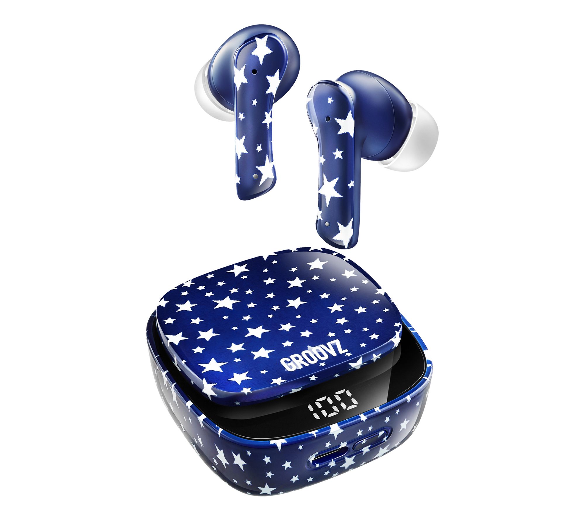 Groovz True Wireless Earbuds with Charging Case