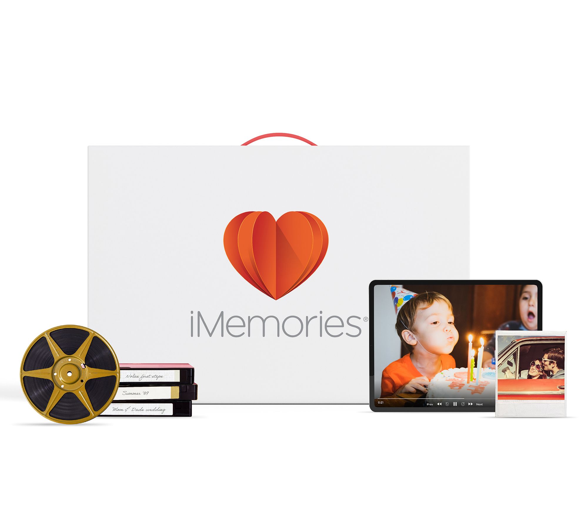 iMemories Digital Memory Preservation Kit with Safe Ship Box