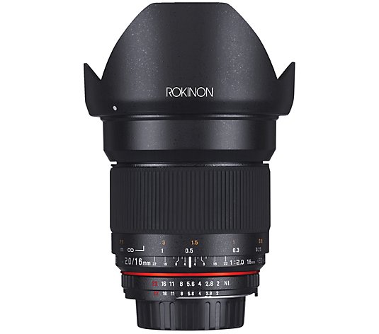 Rokinon 16mm F2.0 Lens for Canon EF
