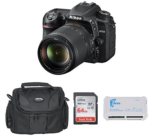 Nikon D7500 DSLR Camera with 18-140mm Lens Bundle