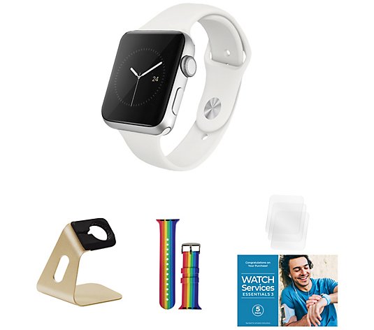 Apple Watch Series 3 42mm GPS Smartwatch with Accessories - QVC.com