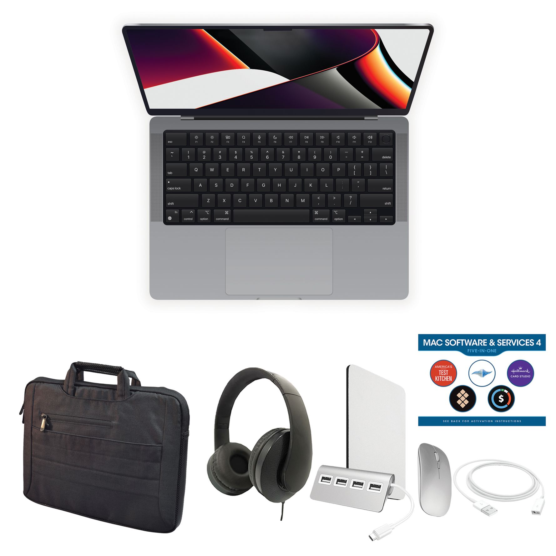 Apple Macbook Pro 14" Retina XRD M1 Pro 1TB Bun dle