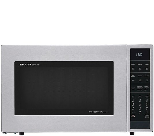 Sharp 1.5 Cu. Ft. 900W Convection Microwave Oven- Stainless