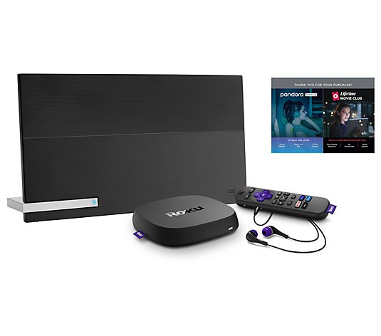 Roku Ultra 4K Streaming Device with One For All Indoor Antenna