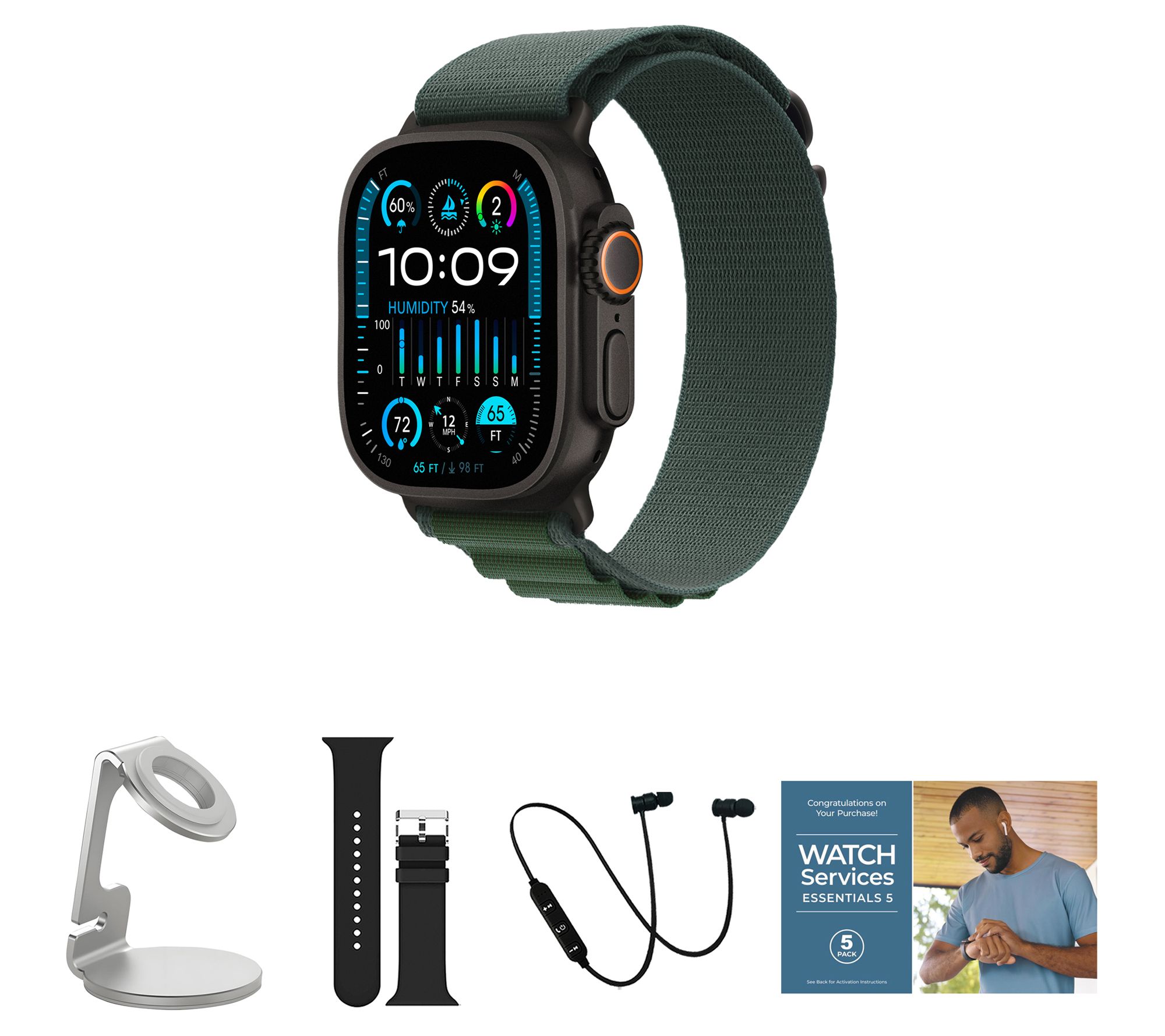 Apple Watch Ultra 2 GPS + Cellular 49mm AlpineLoop Medium Bun