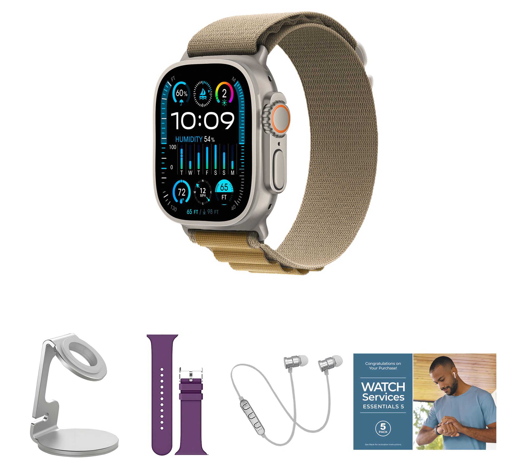 Apple Watch Ultra 2 GPS + Cellular 49mm AlpineLoop Medium Bun