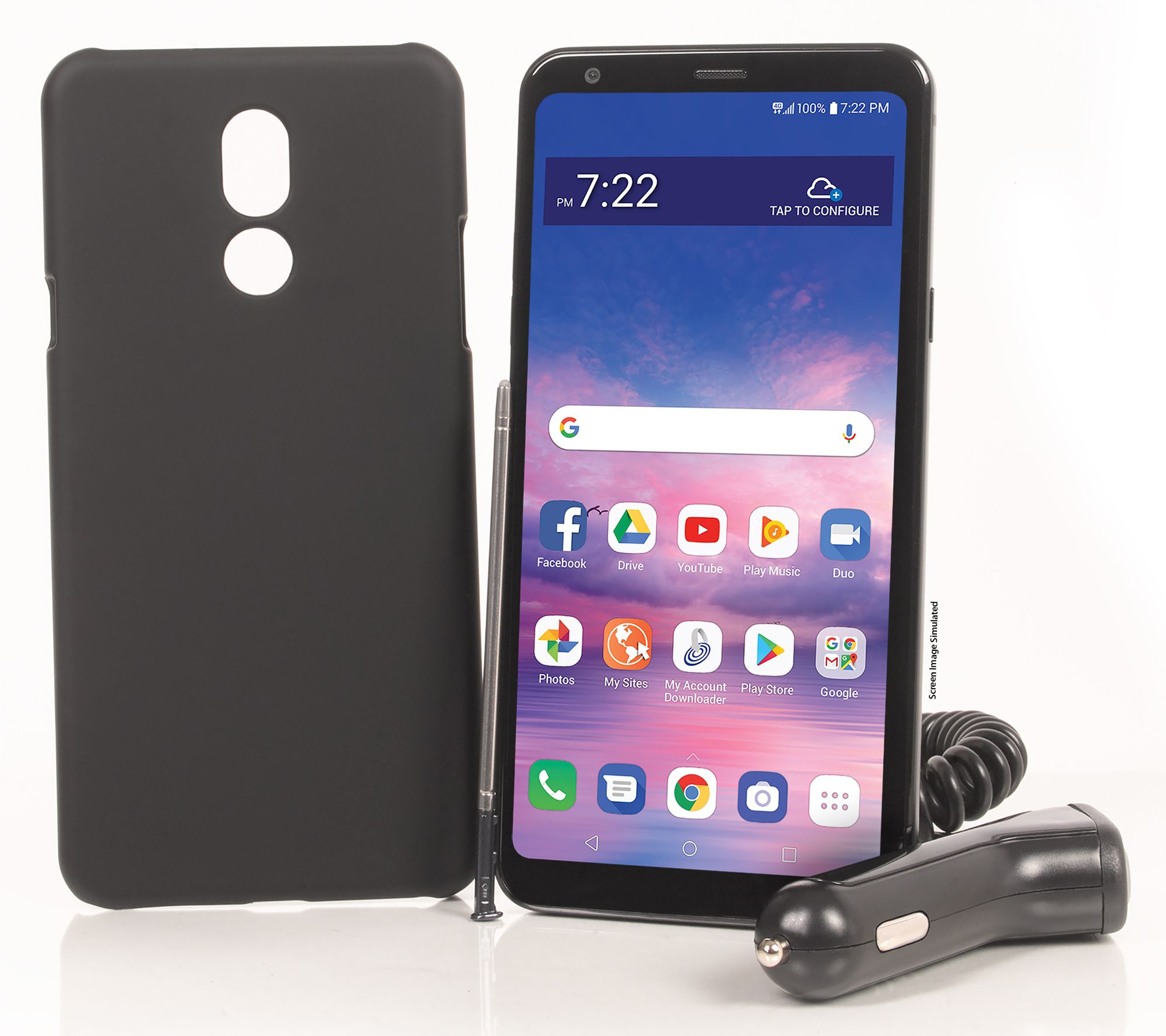 Tracfone 6.2" LG Stylo 5 Smartphone with 1500 Talk/Text/Data - E234369