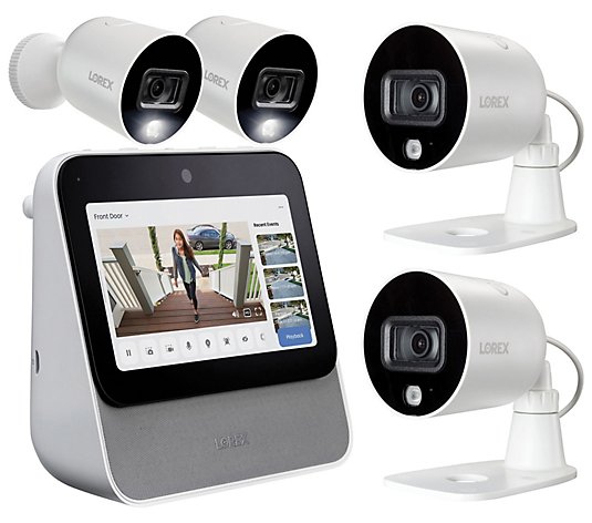 Lorex Home Center with Four 1080p Outdoor Wi-FiCameras Bundle