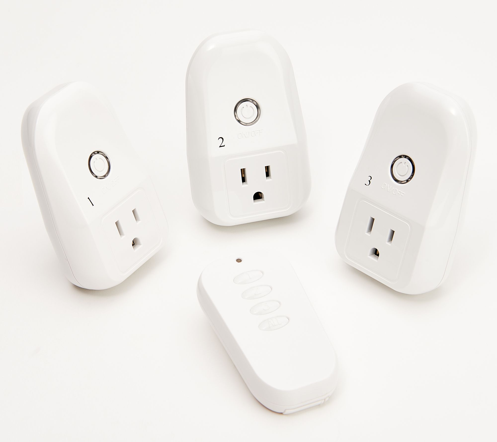 BLACK + DECKER 3-Pack Grounded Indoor Wireless Remote Outlets on QVC 