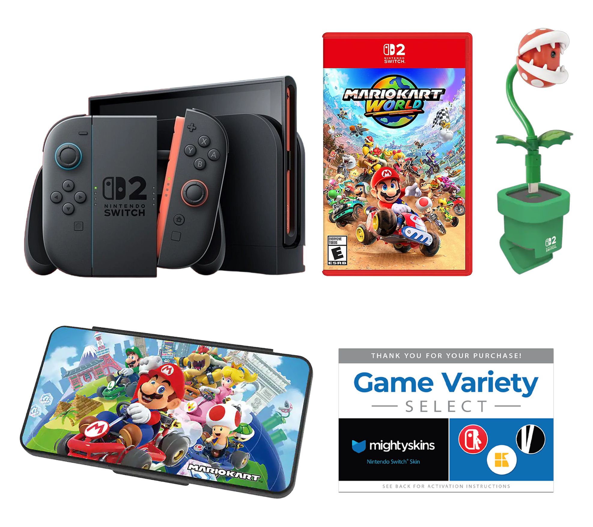 Nintendo Switch 2 with Mario Cart World Bundle and Voucher