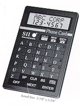 Seiko DF200N Phone Card Electronic Organizer QVC