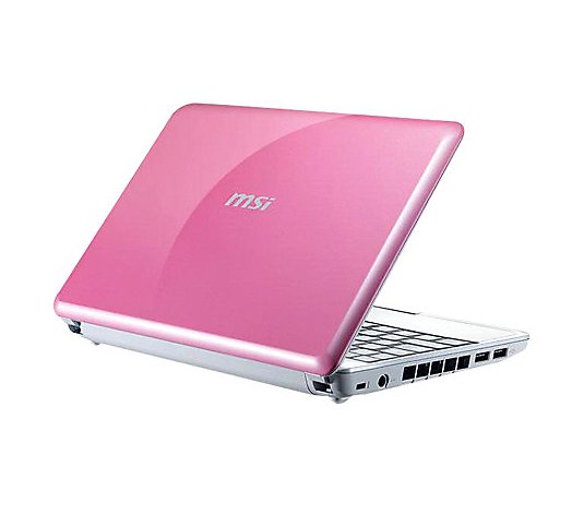 laten vallen Gestaag Realistisch MSI U100427US Intel Atom N270 1GB/160GB 10" Windbook - Pink - QVC.com