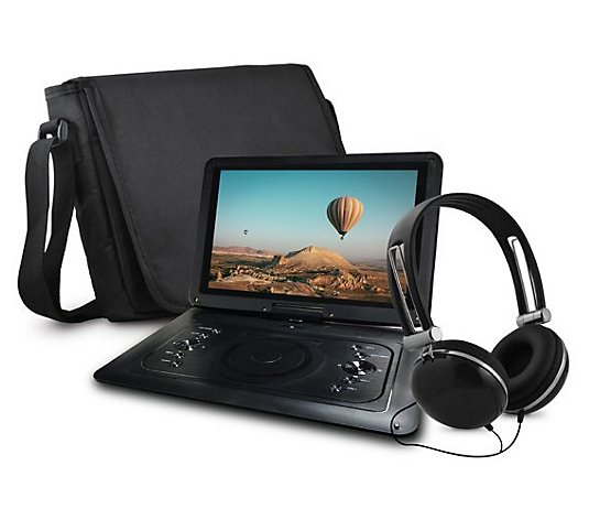 Core Innovations 14.1 Portable DVD Player w/ Headphones & Case