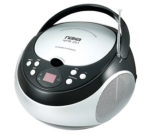 Naxa Portable CD Player with AM/FM Stereo Radio