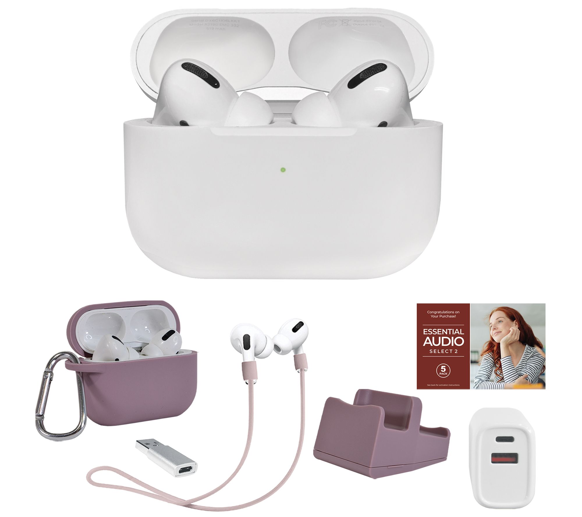 Apple AirPods Pro Gen 1 with MagSafe Case and Accessories