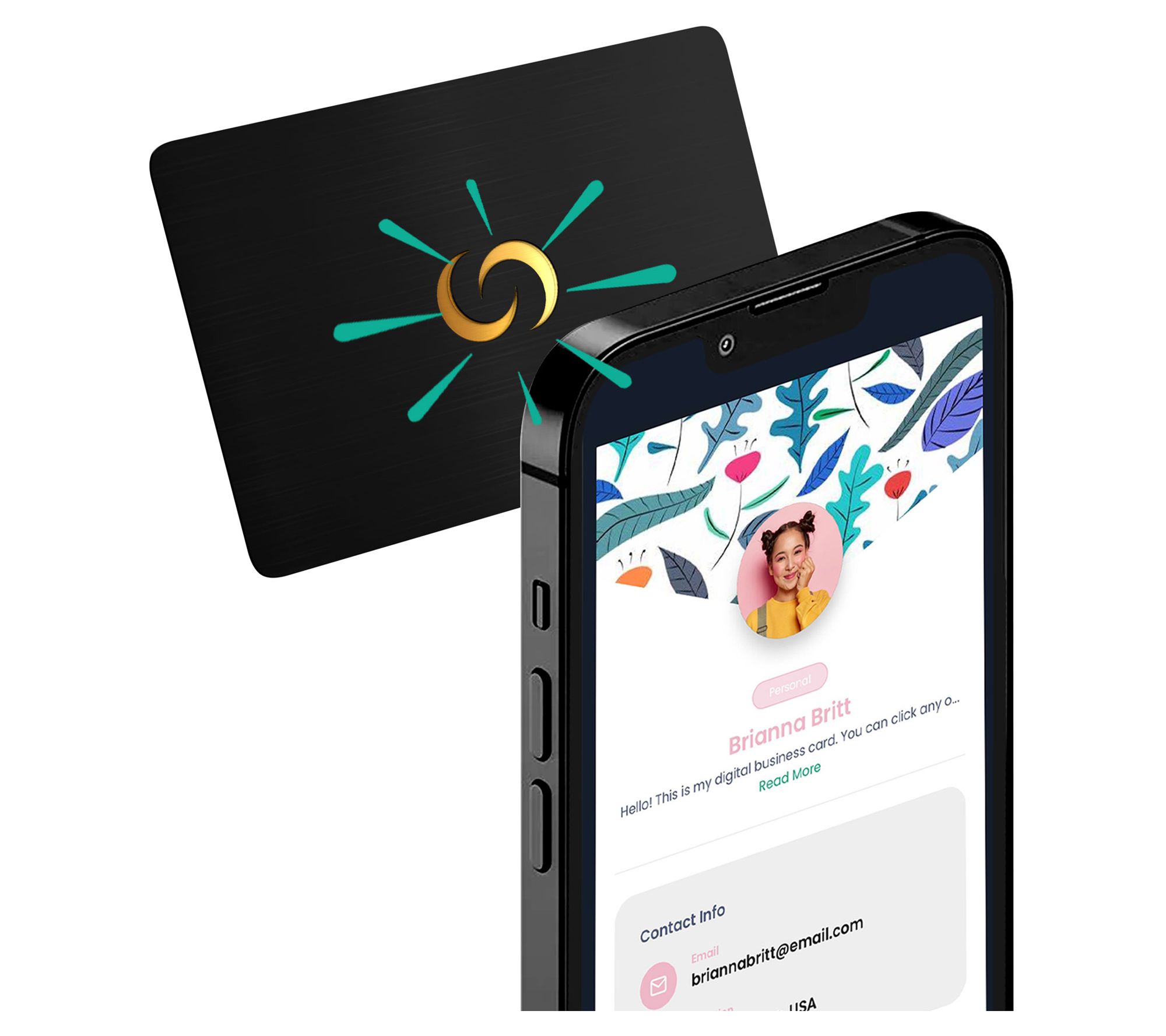 Contact Co. Tap-to-Share Metal Card