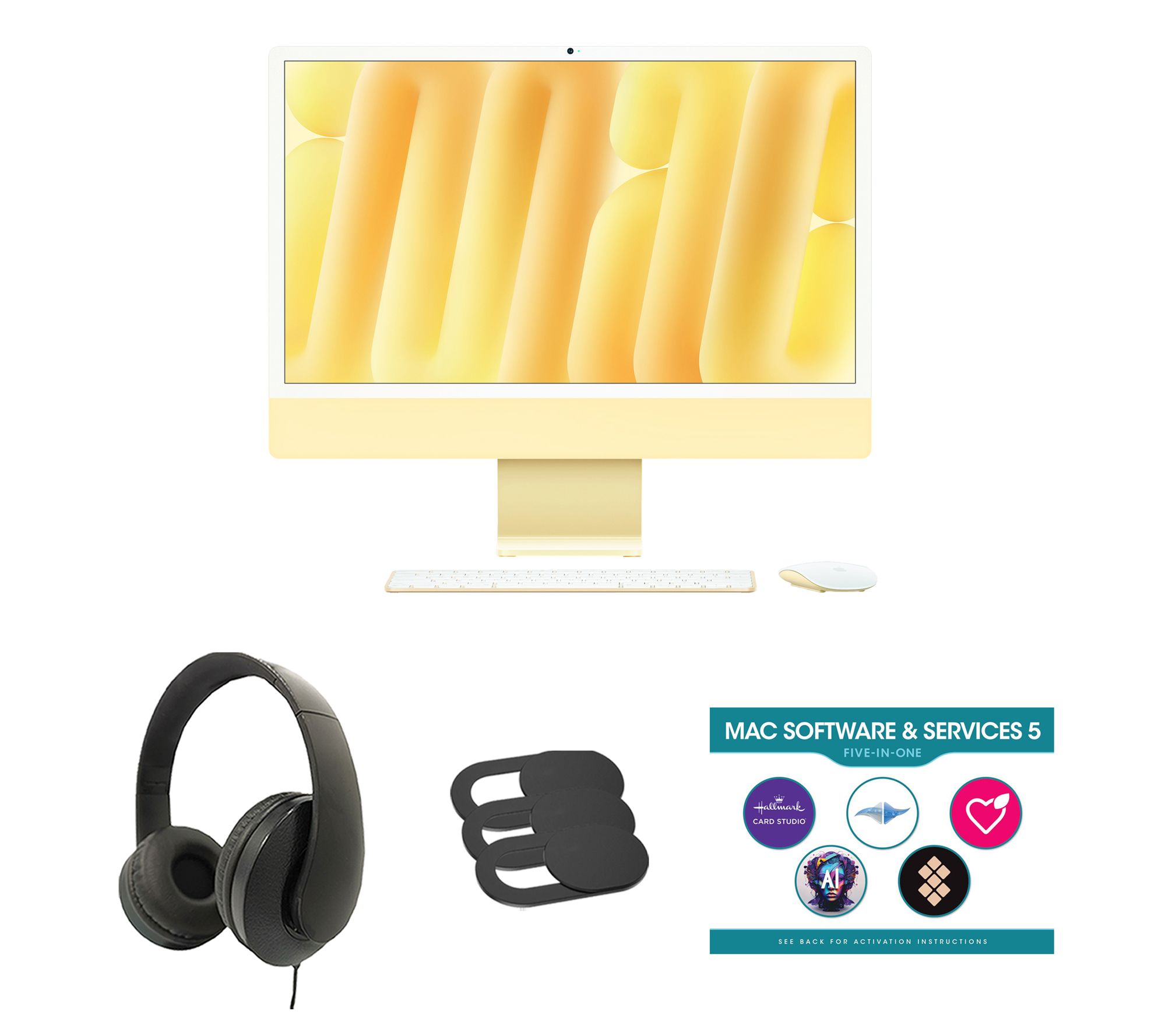 Apple iMac 24" M4 10-Core CPU 10-Core GPU 256GB16GB Bundle