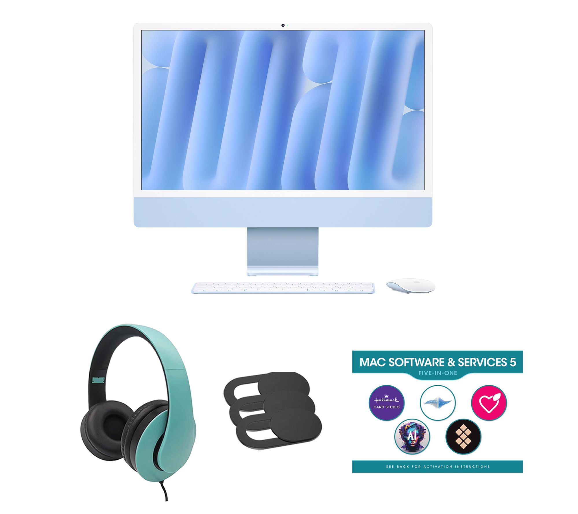 Apple iMac 24" M4 10-Core CPU 10-Core GPU 256GB16GB Bundle