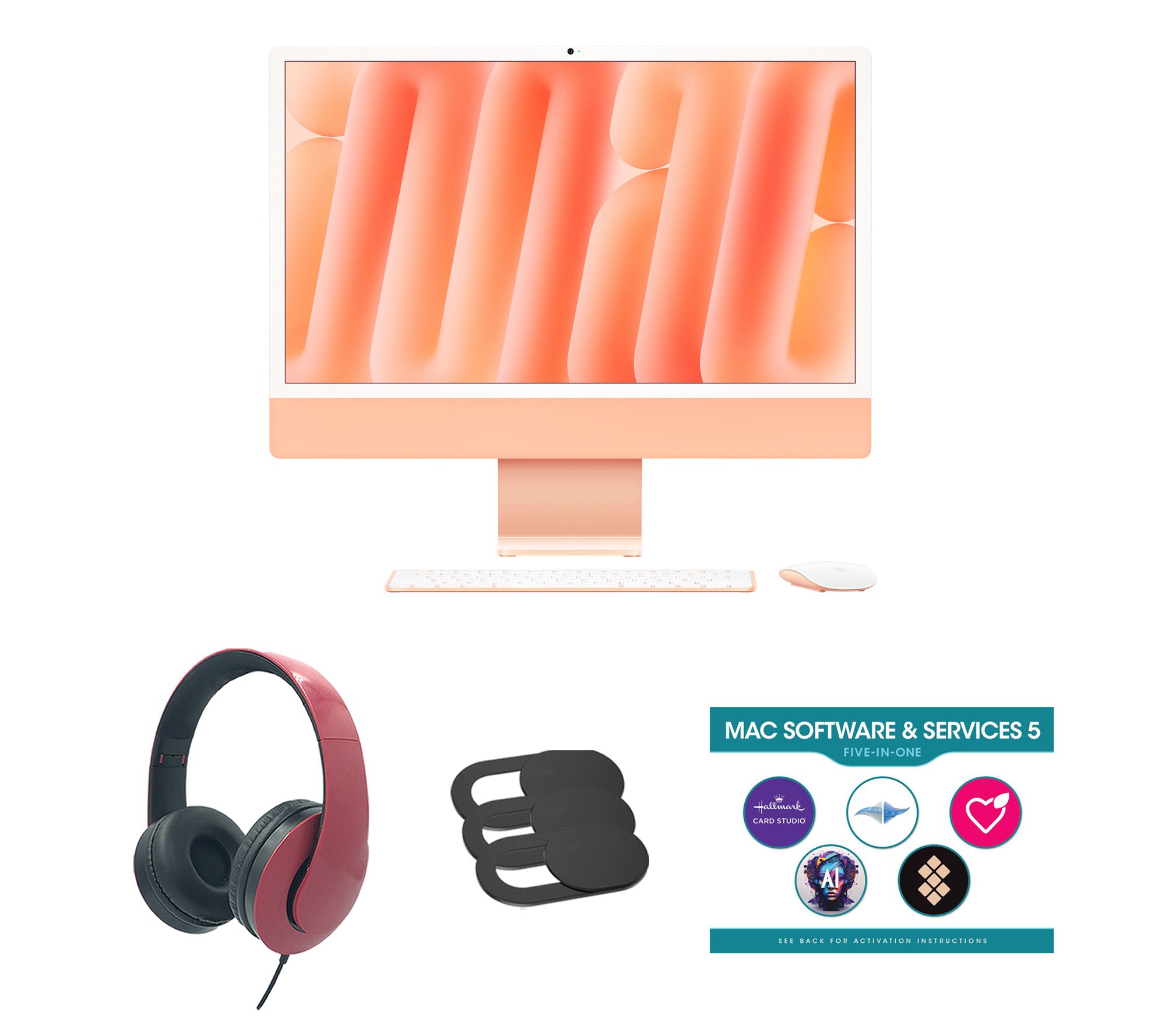 Apple iMac 24" M4 10-Core CPU 10-Core GPU 256GB16GB Bundle