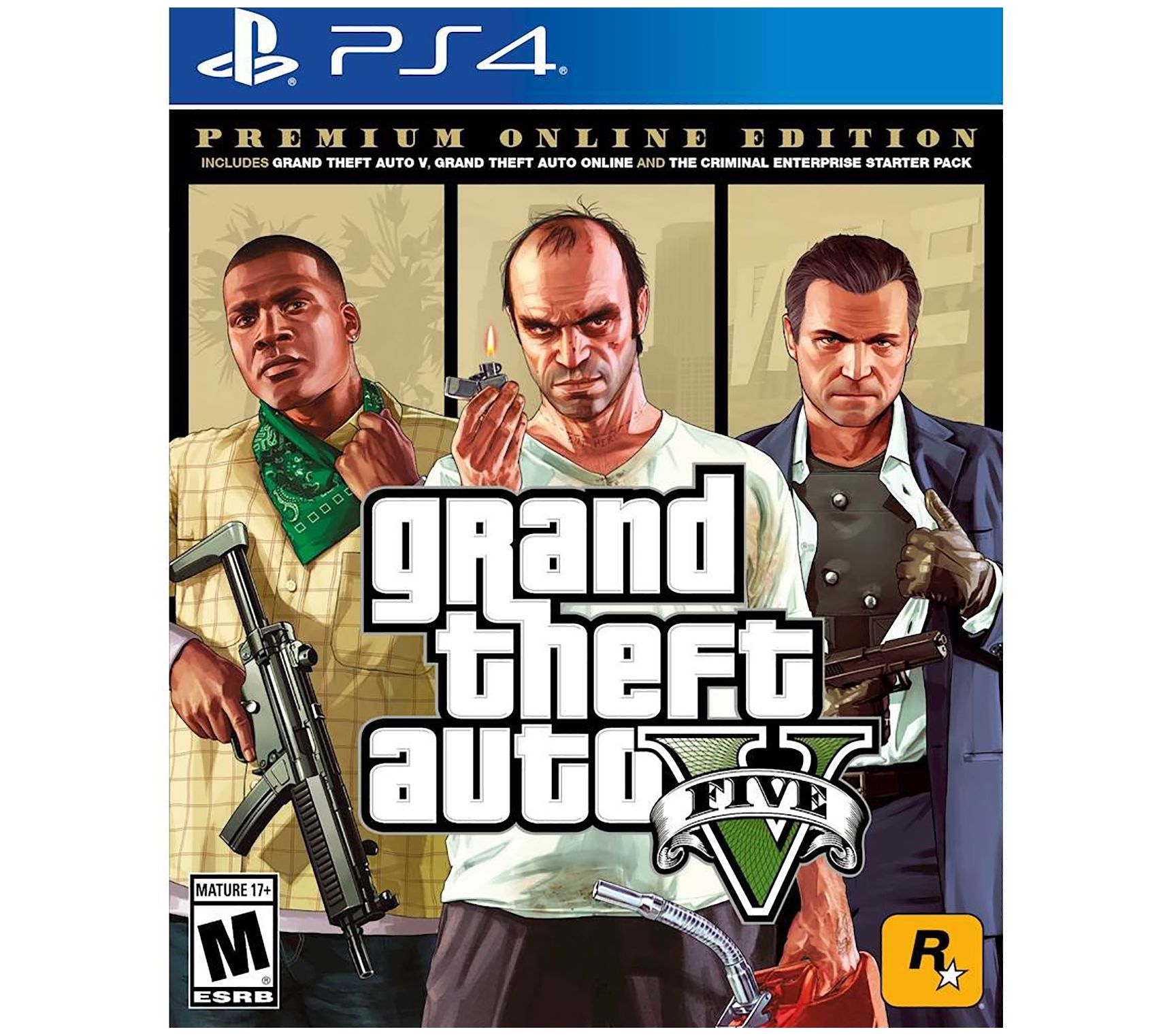 Grand Theft Auto V: Online Edition Gamefor PS4 - QVC.com
