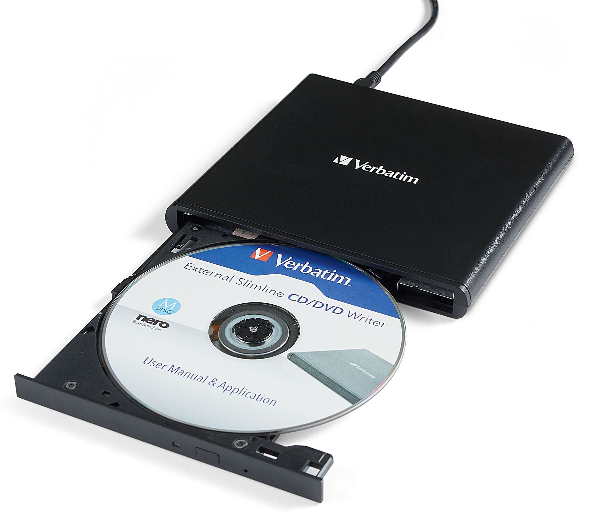 Verbatim External CD/DVD Writer USB-A/USB-C - QVC.com