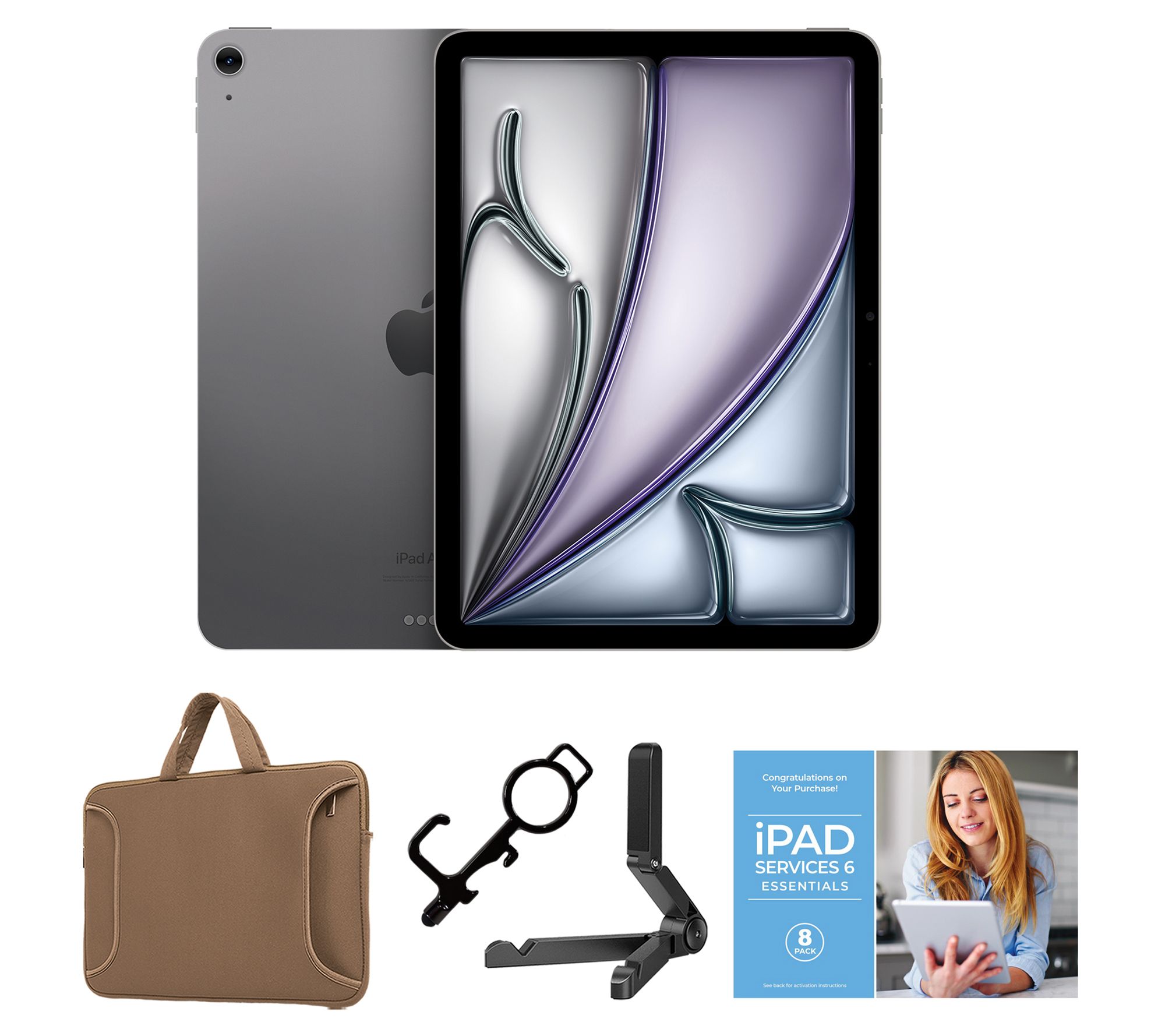 Apple iPad Air 11" M2 128GB Wi-Fi +Cellular Bundle