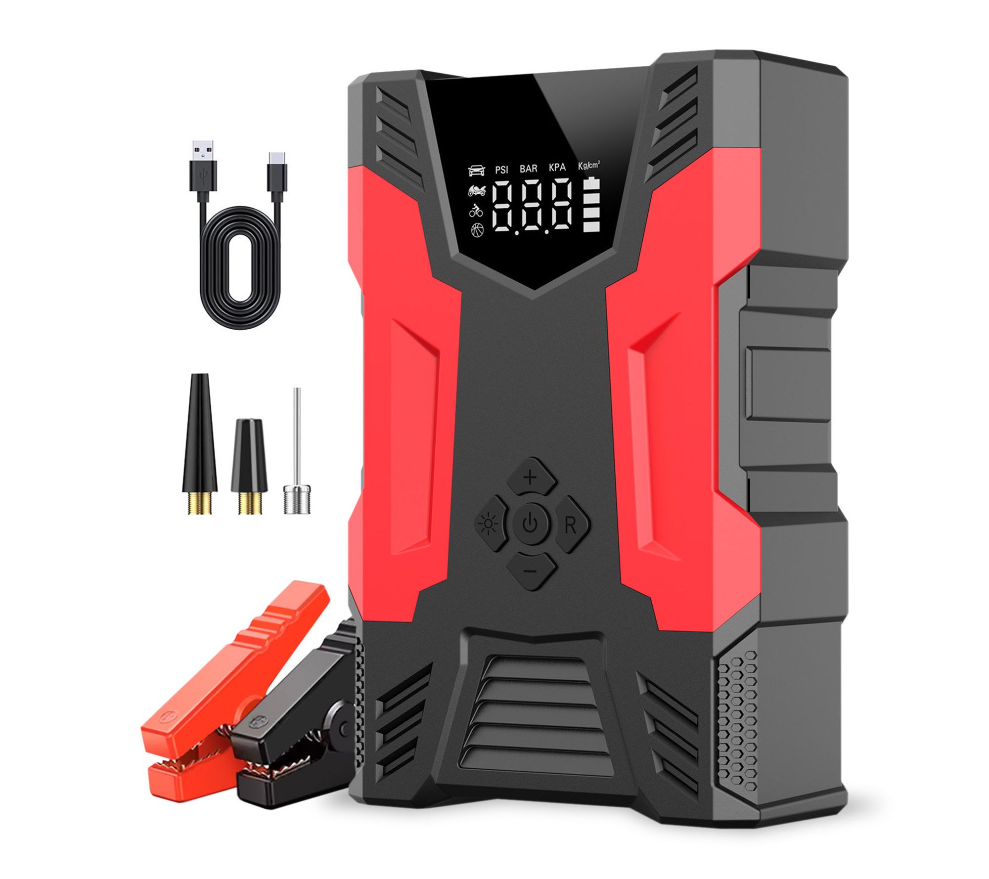 Alpha Digital Car Jump Starter with Air Compressor