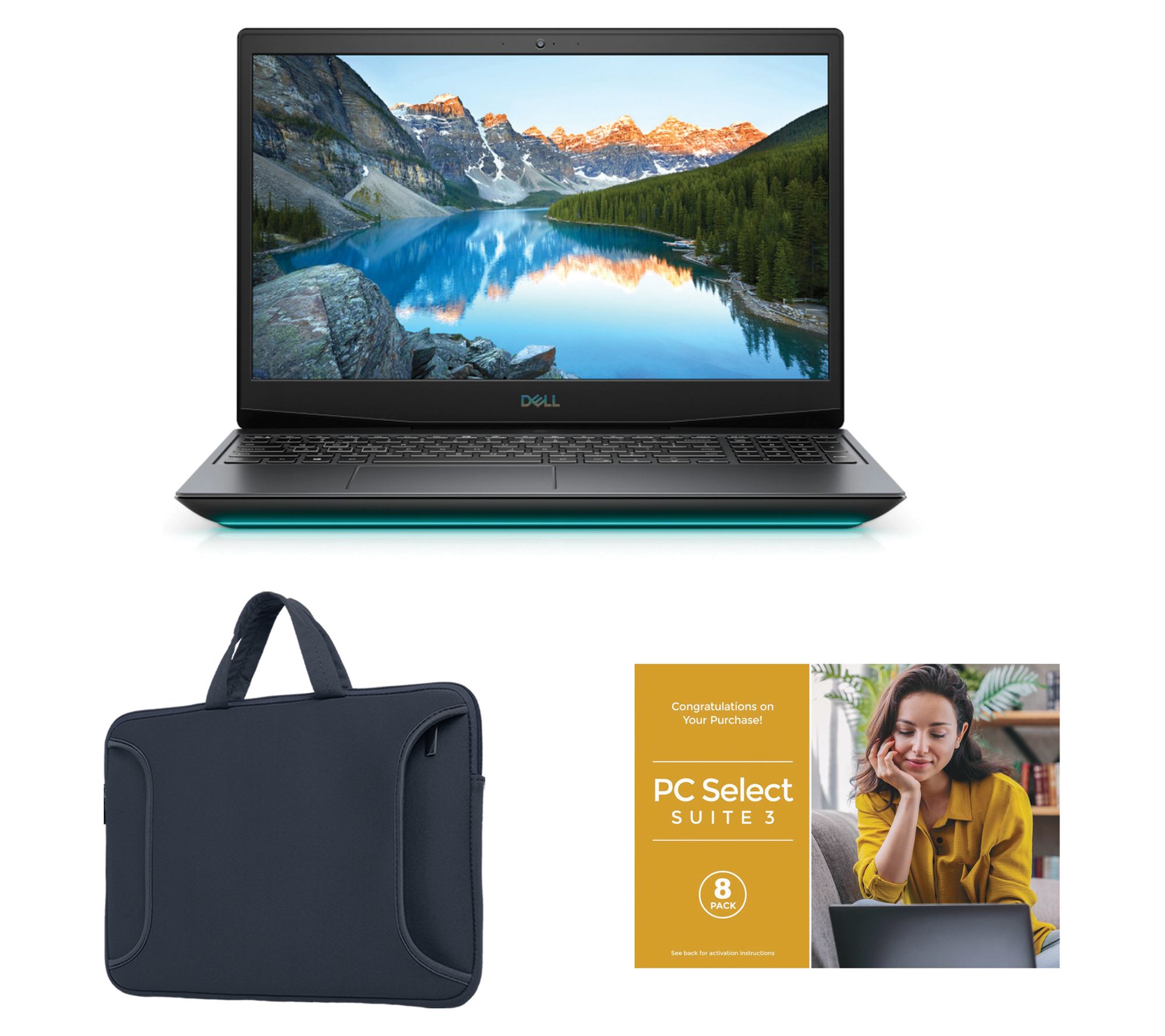 Dell Inspiron G5 5500 Gaming 15" Core i7 256GB Laptop Bundle