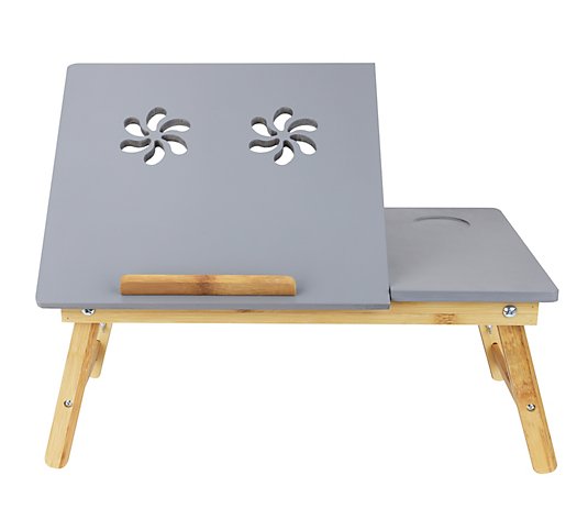 Mind Reader Adjustable 8-Position Laptop Desk with Cushions
