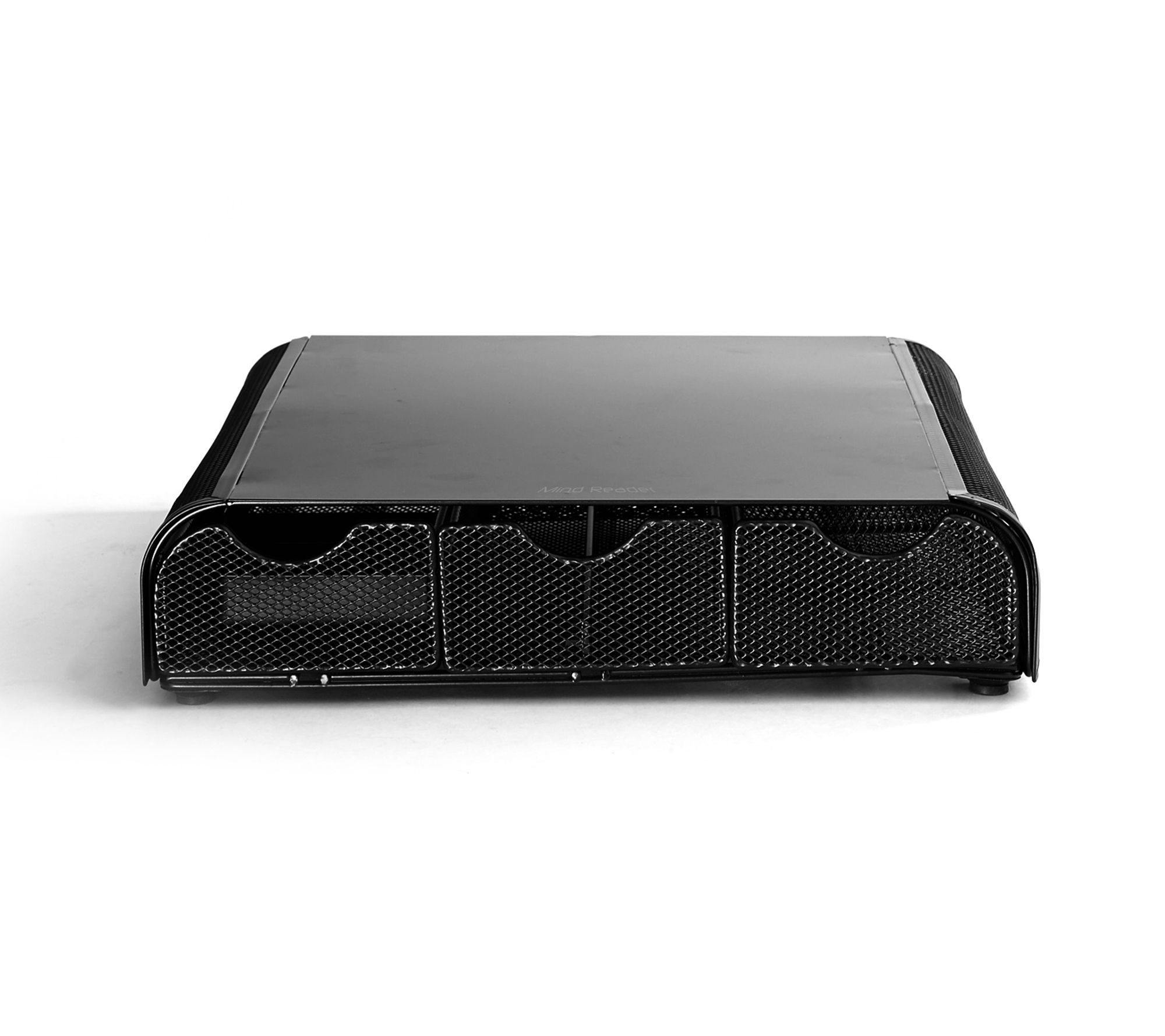 Mind Reader Monitor Stand and Desk Organizer 3Compartments