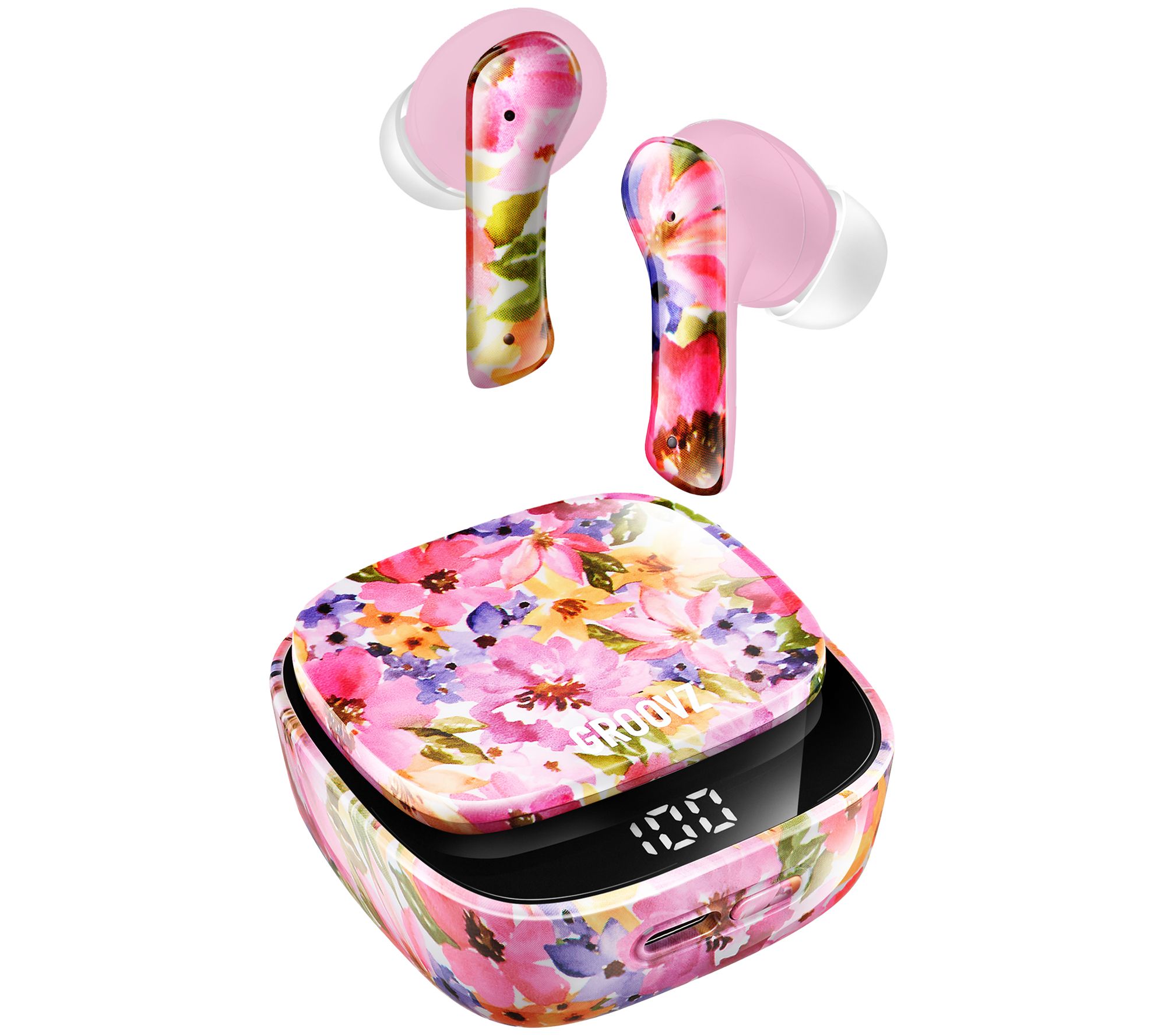 Groovz Plus True Wireless Earbuds with Charging Case