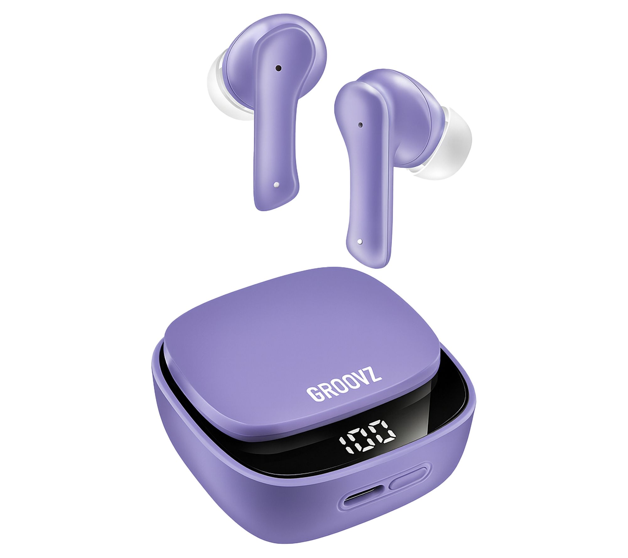 Groovz Plus True Wireless Earbuds with Charging Case