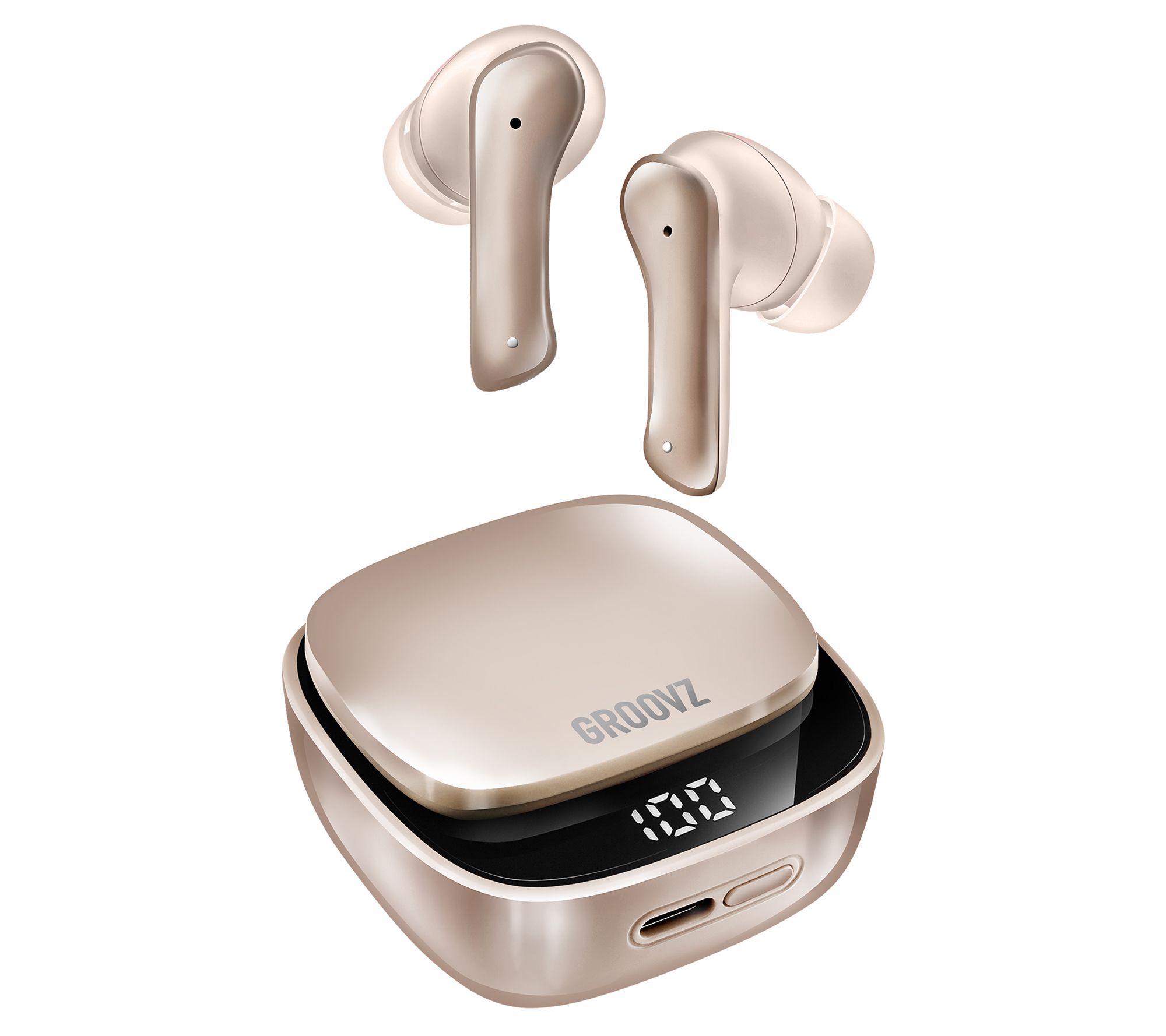 Groovz Plus True Wireless Earbuds with Charging Case