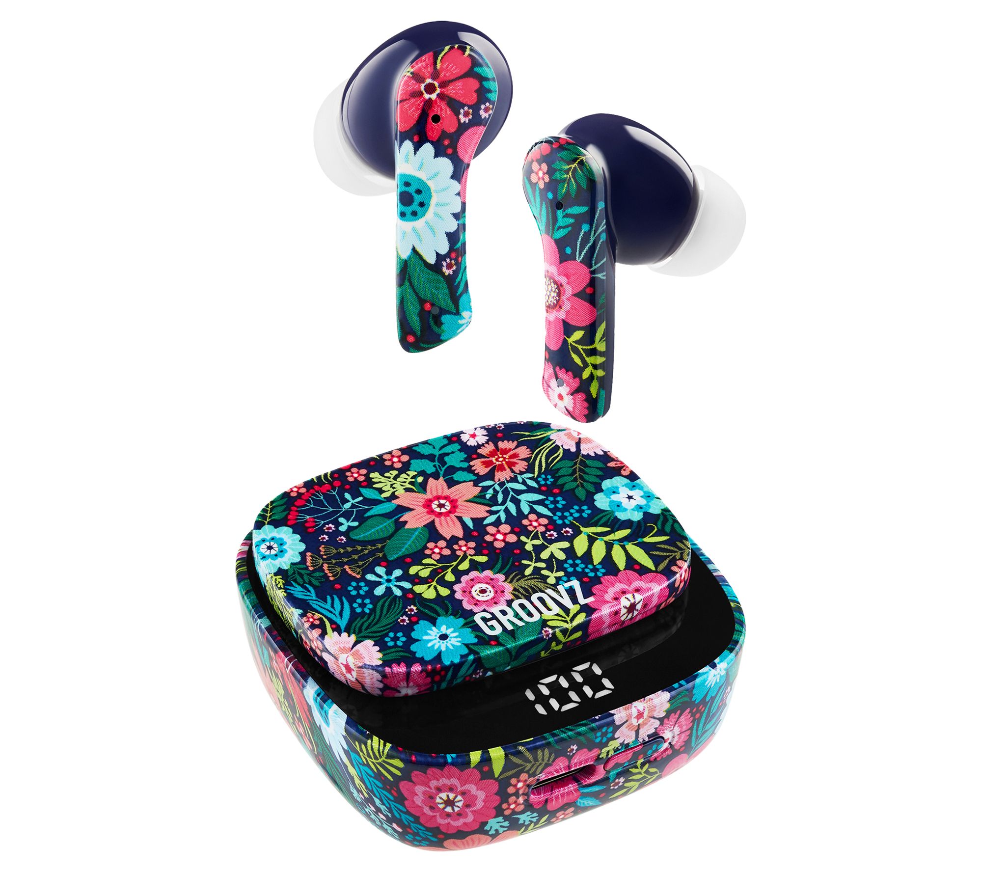 Groovz Plus True Wireless Earbuds with Charging Case