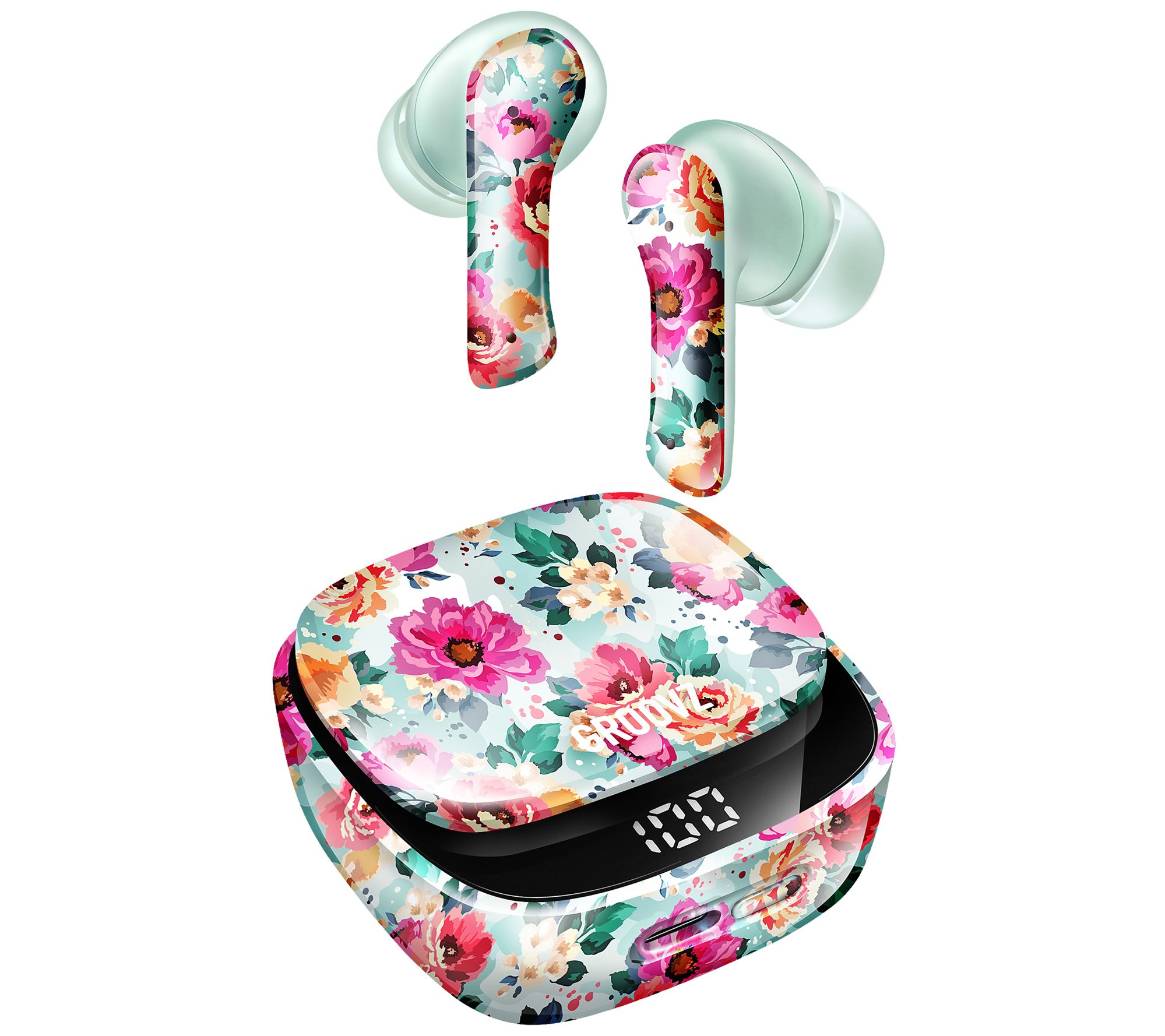 Groovz Plus True Wireless Earbuds with Charging Case