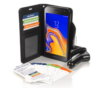 Tracfone 5" Samsung Galaxy J2 with 1500 Talk/Text/Data & Wallet Case