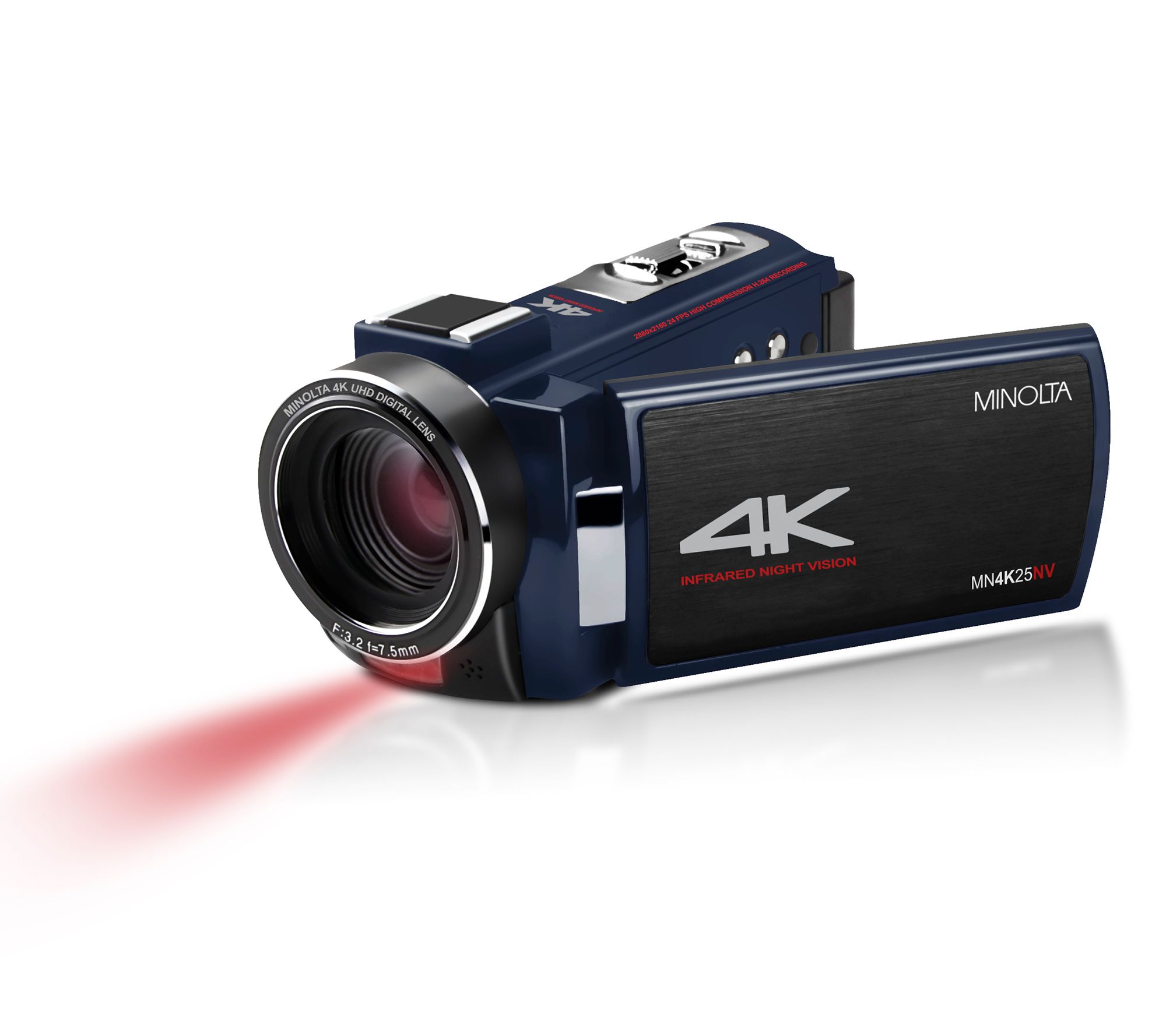 Minolta MN4K25NV 4K Ultra HD/30 MP Night Vision Camcorder