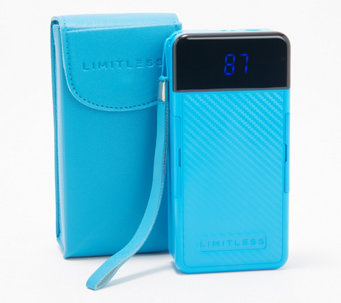 Limitless 16,000mAH Power Bank w/ AC Plug, Cables & Carrying Case - E241675