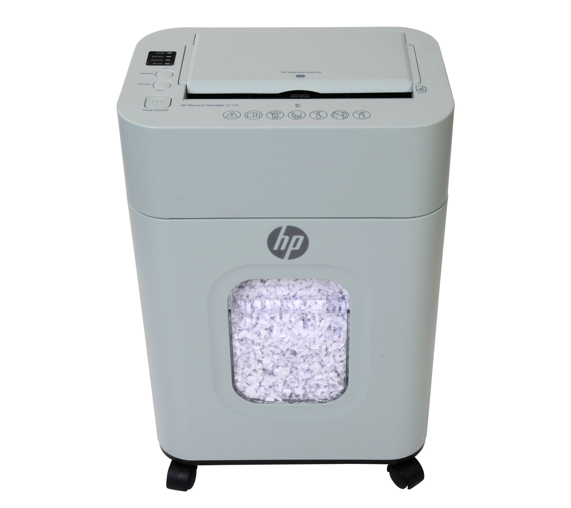 HP 10-Sheet Microcut Shredder w/120-Sheet Autofeed & 4.5-Gallon Bin -  20917436