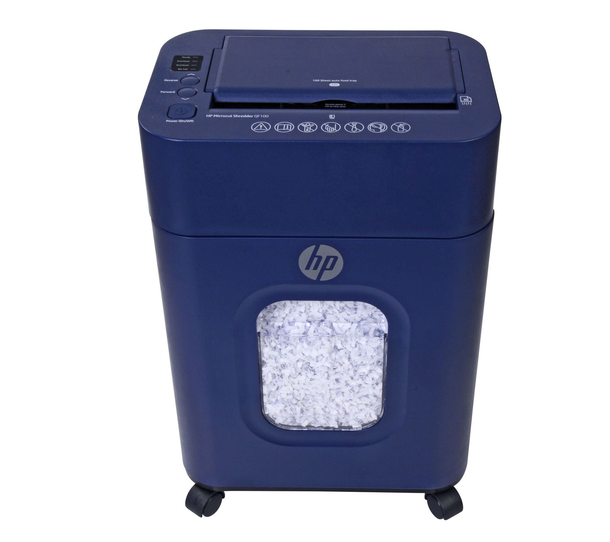 HP 10-Sheet Micro-Cut Shredder with 100 Autofeed - QVC.com