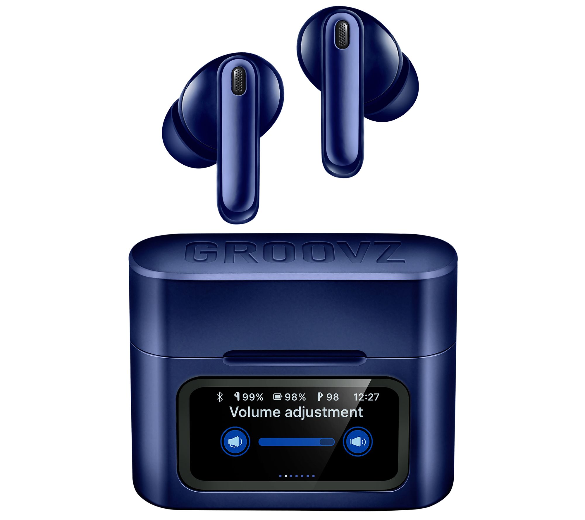  Groovz Active Noise Cancelling Earbuds Touch Screen Case