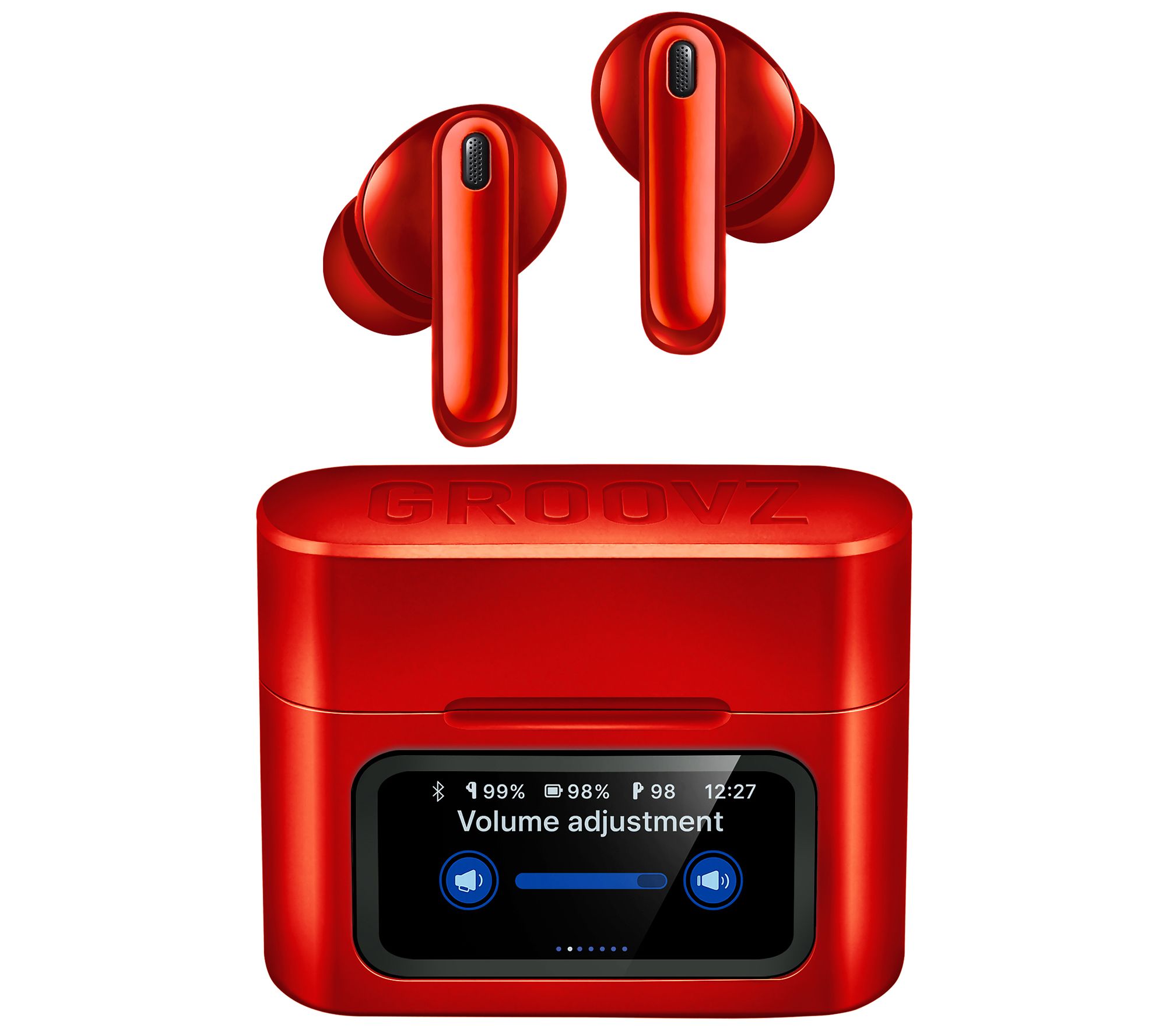 Groovz Active Noise Cancelling Earbuds Touch Screen Case