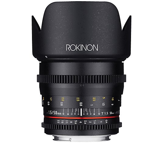 Rokinon DS 50mm T1.5 Lens for Canon EF