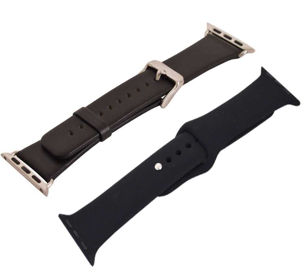 Digital Gadgets 2-Pack Replacement Bands for Apple Watch 42mm