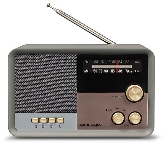 Crosley Tribute Vintage-Style AM/FM Bluetooth Radio