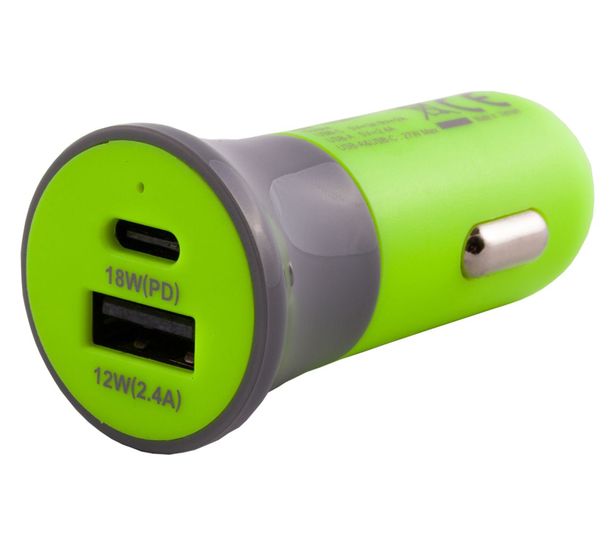 MobileSpec Hi-Vis Dual Port 30W DC Charger