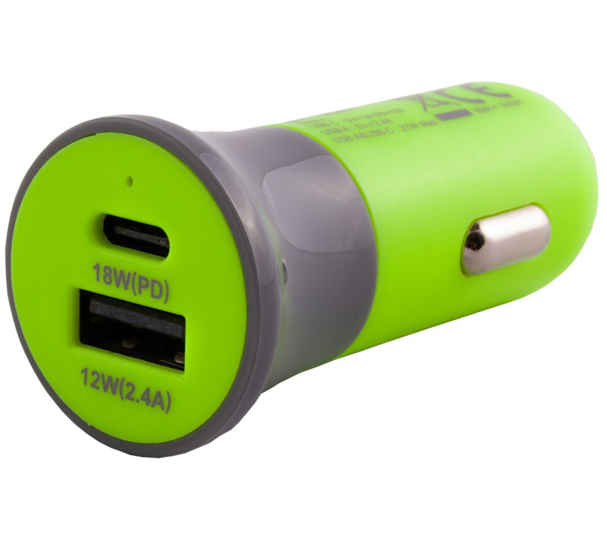 MobileSpec Hi-Vis Dual Port 30W DC Charger