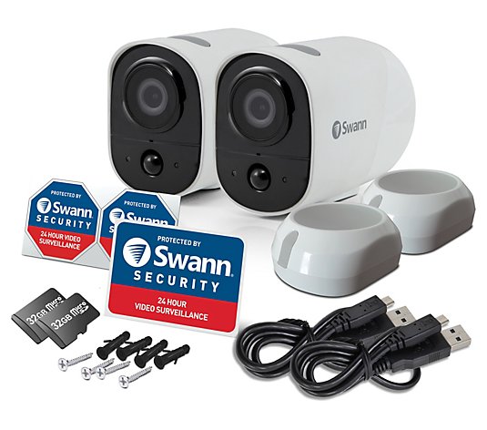 Swann Set of 2 Xtreem Wireless Security Cameras