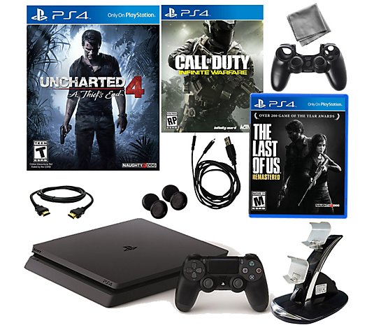 Sony PS4 Slim 500GB Uncharted Bundle with Callof Duty & More