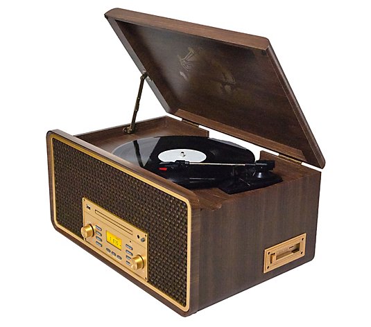 Victor Monument 8-in-1 Wood Music Center